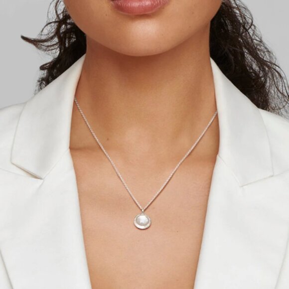 IPPOLITA Mini Pendant Necklace 925 Silver With Diamonds - Picture 3 of 6